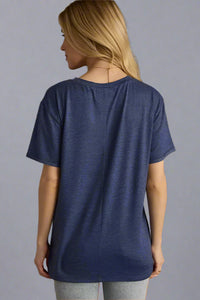 Midwest Tee - Heather Navy