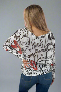 Round Knit Long Sleeve - Heart City