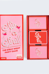 Sip or Spill — The Girl's Night Drinking Game by Relatable — Bachelorette Party Game