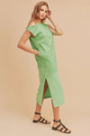 Bella Dress - Green Apple