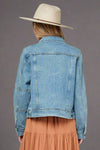 Cropped Denim Jacket - Medium Denim