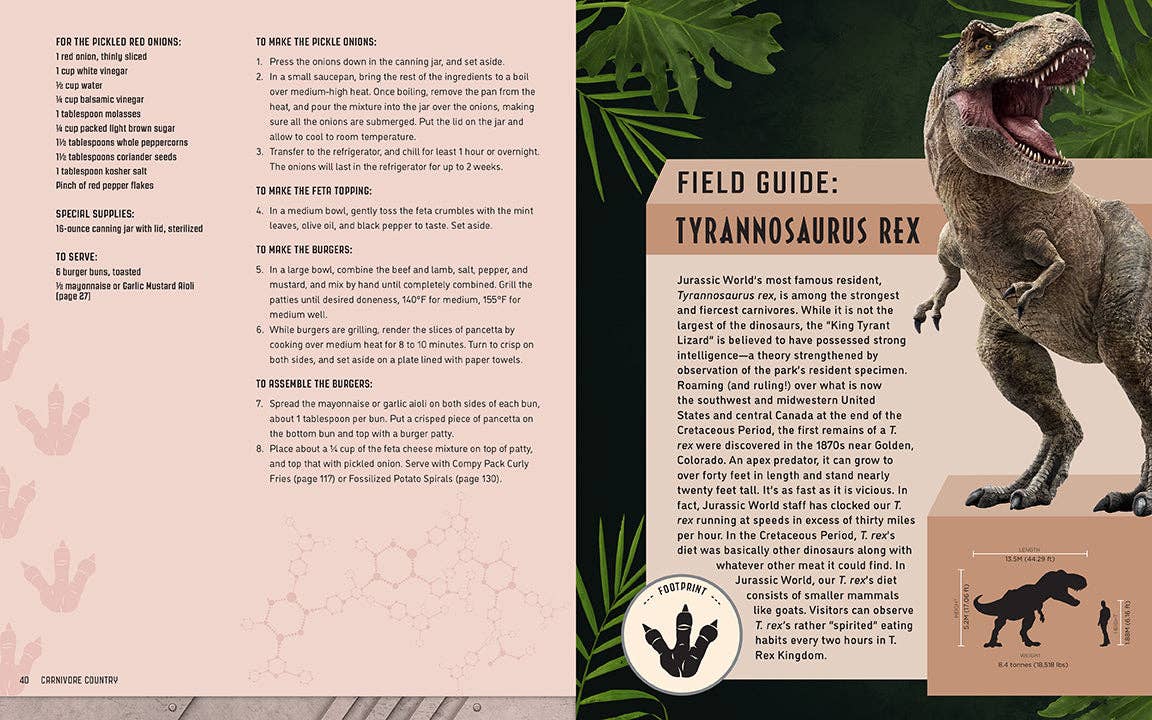 Jurassic World: The Official Cookbook