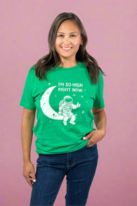 So High Graphic Tee - Green