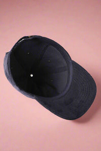 Mama Corduroy Baseball Cap - Navy