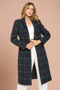 Evergreen Estate Plaid Coat