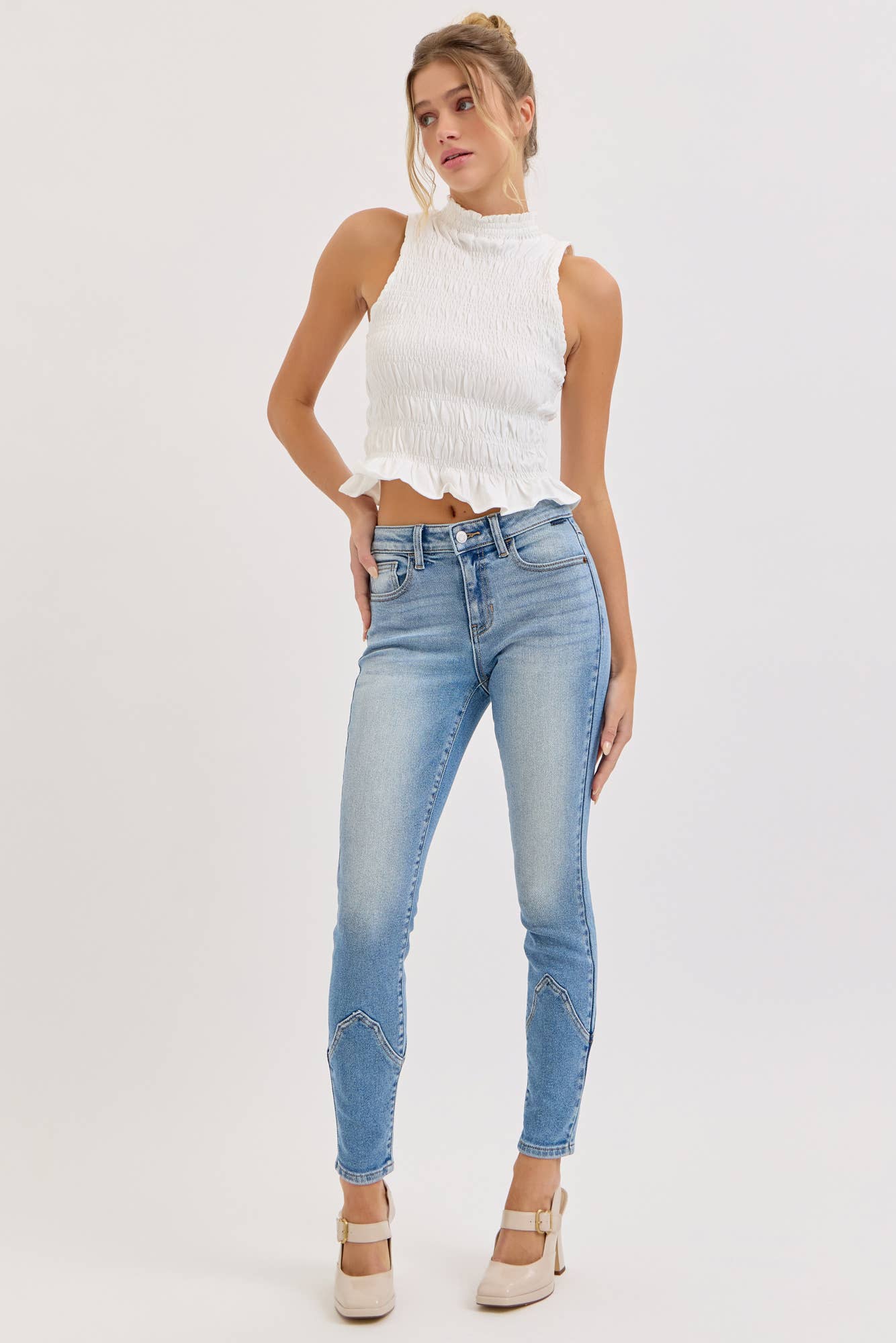 Light Wash Skinny Jean C267