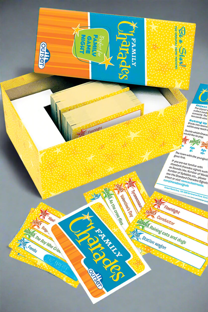 Family Charades Retro Design