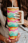 Neon Abstract Colors 38 Oz Tumbler