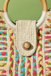 Knotra Jute Wood Handle Bag