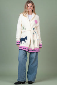 Robe Horse Sweater - Cream