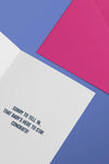 A Baby One Day - Baby Card