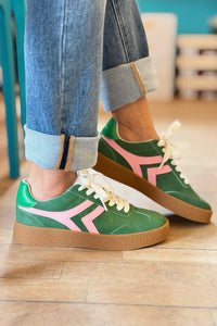 Nova Retro Inspired Low Sneaker - Green
