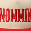 MOMMIN' Two-Tone Trucker Hat - Red