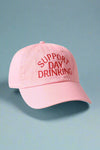 Support Day Drinking Baseball Cap - Pink