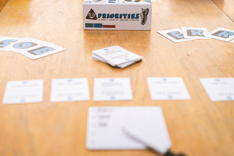 Priorities Absurd Choices Card Game