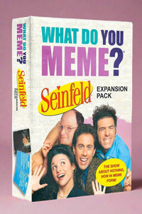 An image of the game What Do You Meme? Seinfeld Expansion Pack.