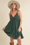 Darsi Spaghetti Strap Dress - Emerald