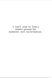 Distribution Greeting Card