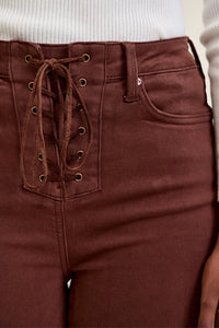 HW Flare Lace Up Cocoa Brown - JB14