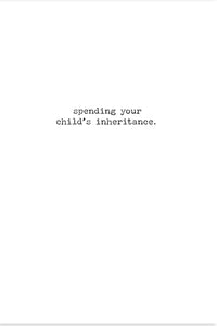Inheritance Greeting Card