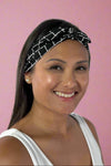 Knotted Wire Bow Headband – Black