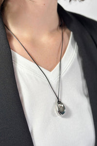 Small Silver Pendant Necklace