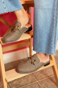Blakely Charcoal - Modern Mule Loafer