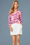 Lizzy Top - Lavender Multi