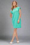 Tab Sleeveless Retreat Dress - Emerald