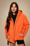 Summit Shield Puffer Jacket - Orange