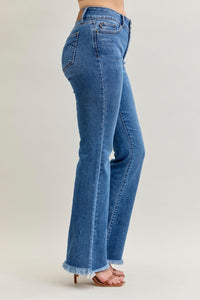High Rise Double Button Bootcut - JB147