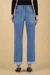 High Rise Cuffed Boyfriend Jeans - LV27