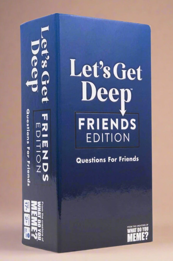A game to learn more about the people you’re playing with. Set includes 500 cards in 3 different difficulty levels. For 17 years+.