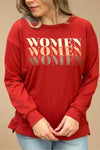 Women Long Sleeve Tee Tommatoe
