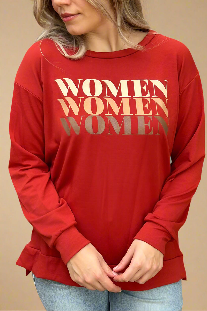 Women Long Sleeve Tee Tommatoe