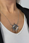 Ethereal Drop Necklace Silver