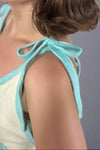 Tie Strap Paradise Sweater Tank - Blue