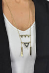 Oblique Triangle Necklace