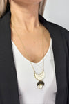 Moon Child Necklace White