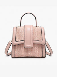 Evangeline Flapover Crossbody - Pink