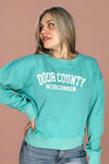 Door County Peninsula Doodle Sweatshirt Blue