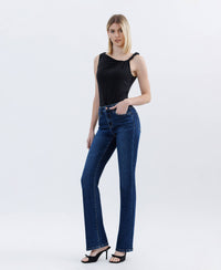 Tummy Control High Rise Bootcut Jeans - LV6