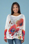 Round Knit Long Sleeve - Red Poppy