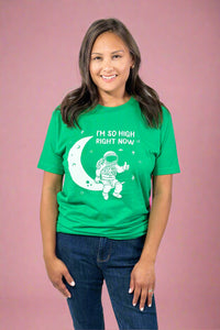 So High Graphic Tee - Green