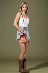 Hand-Painted Genuine Leather Crossbody - Charlotte