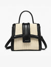 Evangeline Flapover Crossbody - Black