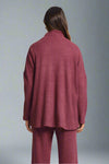 Signature Open Cardigan - Wine