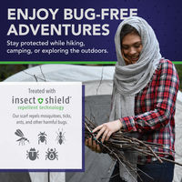 Insect Repellent Scarf - Raspberry
