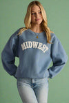 Midwest Sweatshirt - Dusty Blue