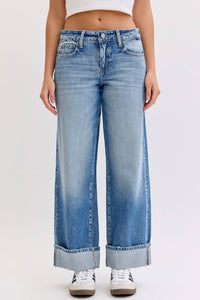 Low Rise Wide Leg With Cuff C266